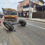 Accra: Tata Bus Breaks Down, Completely Blocking TUC to Kojo Thompson Road